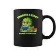 Cute Dino Book Lover Unearth A Story Summer Reading Coffee Mug Cute Dino Book Lover Unearth A Story Summer Reading Coffee Mug