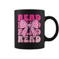 Pink Leopard Read Coquette Bow Girls Retro Groovy Reading Coffee Mug Pink Leopard Read Coquette Bow Girls Retro Groovy Reading Coffee Mug