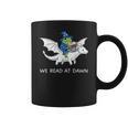 We Read At Dawn Bookish Frog Wizard Reading Coffee Mug We Read At Dawn Bookish Frog Wizard Reading Coffee Mug