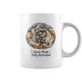 Quiet Mode Fully Activated Cozy Sleeping Raccoon Book Lover Coffee Mug Quiet Mode Fully Activated Cozy Sleeping Raccoon Book Lover Coffee Mug