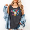 67 Ice Cream Drip Baseball Meme Six Seven Gen Alpha Slang Comfort Colors Tank Top Pepper