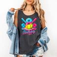 8th Birthday Baseball Ice Cream Drip 8 Years Old Girls B-Day Comfort Colors Tank Top Pepper