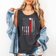 American Flag Baseball Team Baseball Player Baseball Comfort Colors Tank Top Pepper