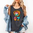Baseball 67 Ice Cream Drip 67 Six Seven Meme 67th Birthday Comfort Colors Tank Top Pepper