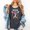Baseball 7 Year Old Ice Cream Drip 7th Birthday Boys Player Comfort Colors Tank Top Pepper