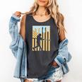 Baseball Drip Boys Dripping Ice Cream Baseball American Flag Comfort Colors Tank Top Pepper