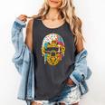 Baseball Drip For Boys Ice Cream Drip Youth Boys Catcher's Comfort Colors Tank Top Pepper