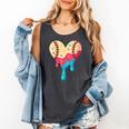 Baseball Drip Melting Ice Cream Baseball Heart Boys Girls Comfort Colors Tank Top Pepper Baseball Drip Melting Ice Cream Baseball Heart Boys Girls Comfort Colors Tank Top Pepper