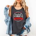 Baseball Great Grandma Of A Baseball Player Great Grandma Comfort Colors Tank Top Pepper