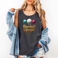 Baseball Lifestyle Drip Comfort Colors Tank Top Pepper