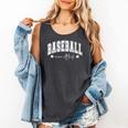 Baseball Mom Attitude Cute Baseball Mom's Sport And Athletic Premium Comfort Colors Tank Top Pepper