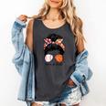 Baseball Mom Basketball Mom Of Both Messy Bun Mother's Day Comfort Colors Tank Top Pepper Baseball Mom Basketball Mom Of Both Messy Bun Mother's Day Comfort Colors Tank Top Pepper