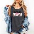 Baseball Mom Coquette Women Girls Baseball Mama Comfort Colors Tank Top Pepper