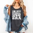 In My Baseball Mom Era Retro Groovy Baseball Raglan Baseball Tee Comfort Colors Tank Top Pepper