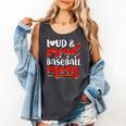 Baseball Mom Sport Mommy Baseball Mama Mother's Day Comfort Colors Tank Top Pepper