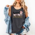 Baseball Nini Women BallPark Nini Baseball Mom Mother's Day Comfort Colors Tank Top Pepper