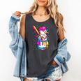 Baseball Snowman Drip Christmas Baseball Boys Men Kids Comfort Colors Tank Top Pepper