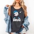 Boys Baseball Graphic Tee Teen Apparel Cute Meme Bruh Comfort Colors Tank Top Pepper
