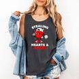 Boys Valentines Baseball Drip Icecream Stealing Hearts Kids Comfort Colors Tank Top Pepper