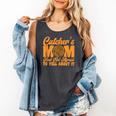 Catcher's Mom And Not Afraid Leopard Baseball Mom Comfort Colors Tank Top Pepper Catcher's Mom And Not Afraid Leopard Baseball Mom Comfort Colors Tank Top Pepper