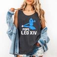 Da Pope Leo XIV Baseball Comfort Colors Tank Top Pepper