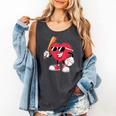Heart Play Baseball Valentine's Day Teens Boys Girls Kids Comfort Colors Tank Top Pepper Heart Play Baseball Valentine's Day Teens Boys Girls Kids Comfort Colors Tank Top Pepper