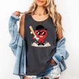 Heart Playing Baseball Valentine Baseball Comfort Colors Tank Top Pepper Heart Playing Baseball Valentine Baseball Comfort Colors Tank Top Pepper