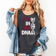 ITS In My DNA Baseball Sport Player Saying Comfort Colors Tank Top Pepper