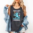 Just A Boy Who Loves Axolotls & Baseball Comfort Colors Tank Top Pepper Just A Boy Who Loves Axolotls & Baseball Comfort Colors Tank Top Pepper