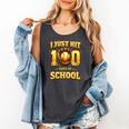 I Just Hit 100 Days Of School Baseball Boys Kids 100th Day Comfort Colors Tank Top Pepper