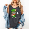 Kids St Patricks Day Shirt Leprechaun Baseball Boys Men Comfort Colors Tank Top Pepper