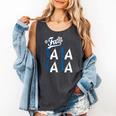 LA Baseball Fan Christmas FA La La Holiday Blue Theme Comfort Colors Tank Top Pepper LA Baseball Fan Christmas FA La La Holiday Blue Theme Comfort Colors Tank Top Pepper