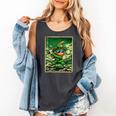 Leprechaun Playing Baseball Japanese Art St Patricks Day Comfort Colors Tank Top Pepper