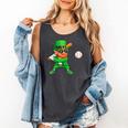 Leprechaun Playing Baseball St Patricks Day Sport Boys Comfort Colors Tank Top Pepper Leprechaun Playing Baseball St Patricks Day Sport Boys Comfort Colors Tank Top Pepper