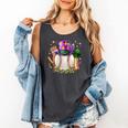 Mardi Gras Baseball Jester Hat Fleur De Lis Boys Girls Kids Comfort Colors Tank Top Pepper