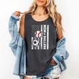 Mom Of Ballers USA Flag Soccer Baseball Mom Comfort Colors Tank Top Pepper