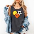 Mom Sports Heart Soccer Basketball Baseball Softball Comfort Colors Tank Top Pepper Mom Sports Heart Soccer Basketball Baseball Softball Comfort Colors Tank Top Pepper