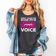 Mothers Don'T Make Me Use My Baseball Mom Voice Comfort Colors Tank Top Pepper