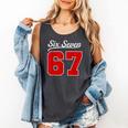 Number 67 Numbered Six Seven Baseball Jersey Style Team 67 Comfort Colors Tank Top Pepper Number 67 Numbered Six Seven Baseball Jersey Style Team 67 Comfort Colors Tank Top Pepper