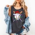 Santa Sports Christmas Baseball Player Comfort Colors Tank Top Pepper Santa Sports Christmas Baseball Player Comfort Colors Tank Top Pepper