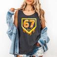 Six Seven 67 Meme Gen Alpha Slang Baseball 101 Comfort Colors Tank Top Pepper