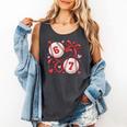Six Seven Baseball Lover Sports Red Heart Bow Valentine Girl Comfort Colors Tank Top Pepper Six Seven Baseball Lover Sports Red Heart Bow Valentine Girl Comfort Colors Tank Top Pepper