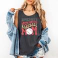 Somebody's Loudmouth Baseball Mom Baseball Comfort Colors Tank Top Pepper