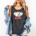 St Louis Leopard Heart Baseball Batter Boys Fan Comfort Colors Tank Top Pepper