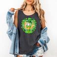 St Patrick Day Baseball Drip Ice Cream Baseball Home Plate Comfort Colors Tank Top Pepper