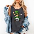 St Patrick’s Day Leprechaun Baseball Irish Graphic Comfort Colors Tank Top Pepper