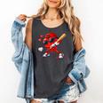 Valentine Baseball Heart Sports Love Valentines Day Boys Comfort Colors Tank Top Pepper