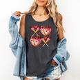 Valentines Day Drip Heart Baseball XOXO Boys Kids Men Sport Comfort Colors Tank Top Pepper