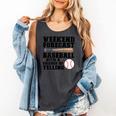 Weekend Forecast Baseball Baseball Mom Comfort Colors Tank Top Pepper