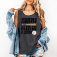 Weekend Forecast My Son Has Practice Baseball Mom Comfort Colors Tank Top Pepper